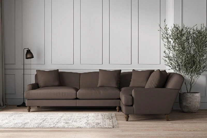 Japanese - Inspired Ceiling Lights with Shoji - Screen - like DiffusersDeni Grand Right Hand Corner Sofa - Recycled Cotton Mocha