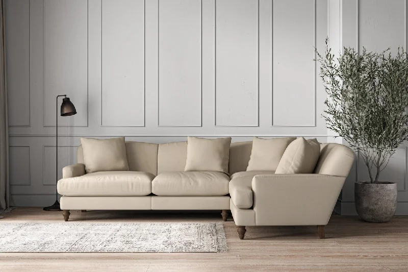 Mid - Century Modern Ceiling Lights with Simple, Sleek LinesDeni Large Right Hand Corner Sofa - Recycled Cotton Stone