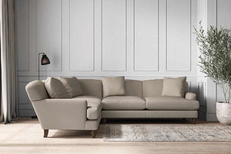Mediterranean - Style Ceiling Lights with Terra - Cotta and Ceramic DetailsDeni Super Grand Left Hand Corner Sofa - Recycled Cotton Flax