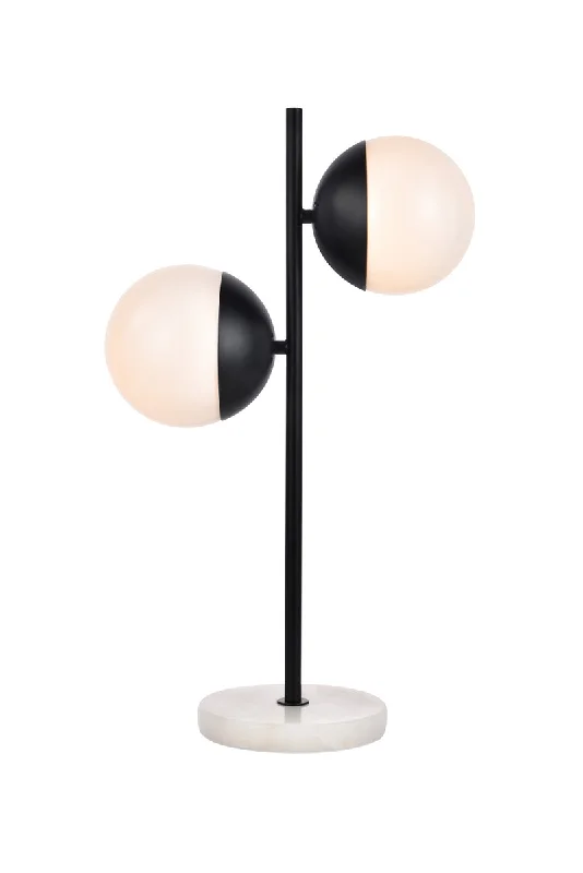 industrial style table lamps with exposed bulbs for loft apartmentsEclipse 2 Light Table Lamp