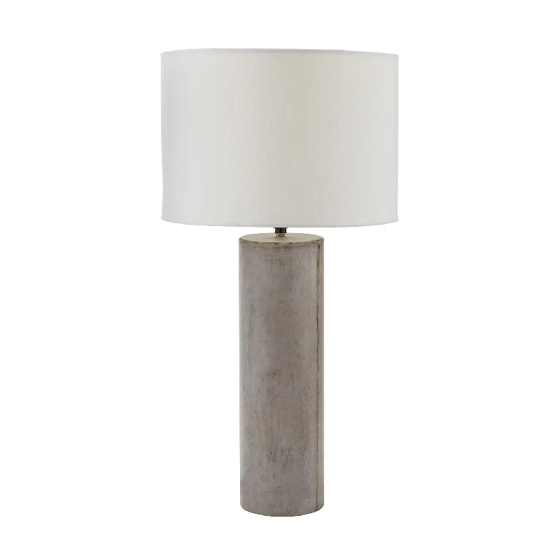 leather table lamps with a distressed texture for a rugged charmCubix Table Lamp