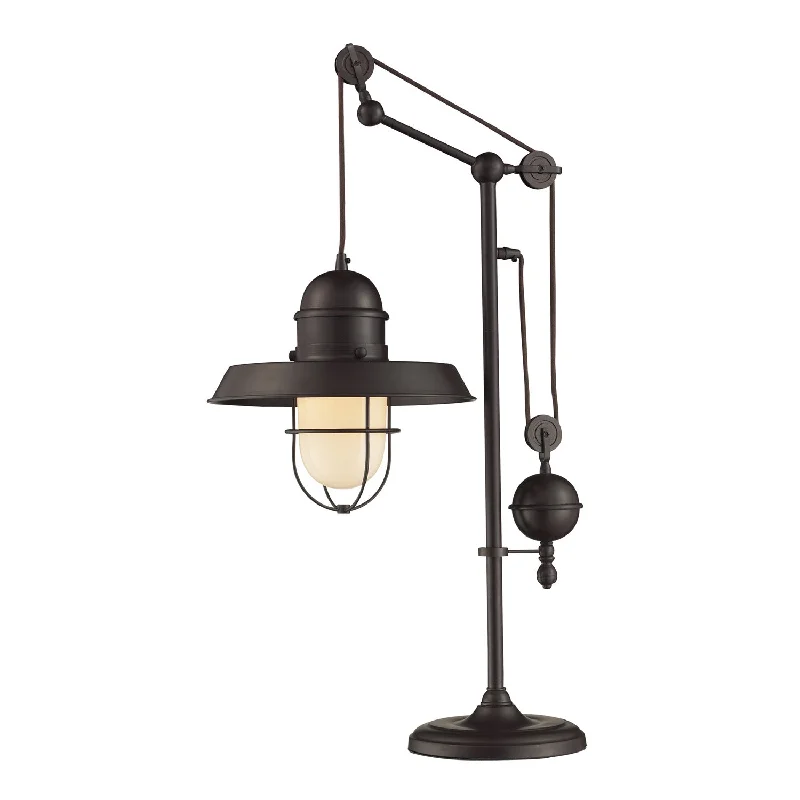 metal table lamps with a matte black finish for a sleek appearanceFarmhouse Table Lamp