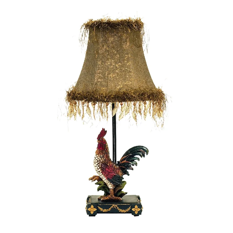 coastal style table lamps with nautical elements for beach housesPetite Rooster Table Lamp