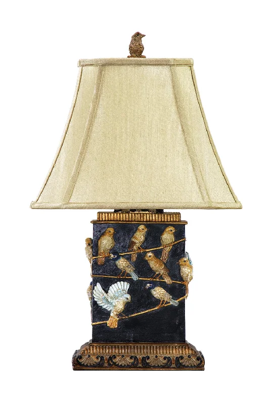 coastal style table lamps with nautical elements for beach housesBirds on a Branch Table Lamp