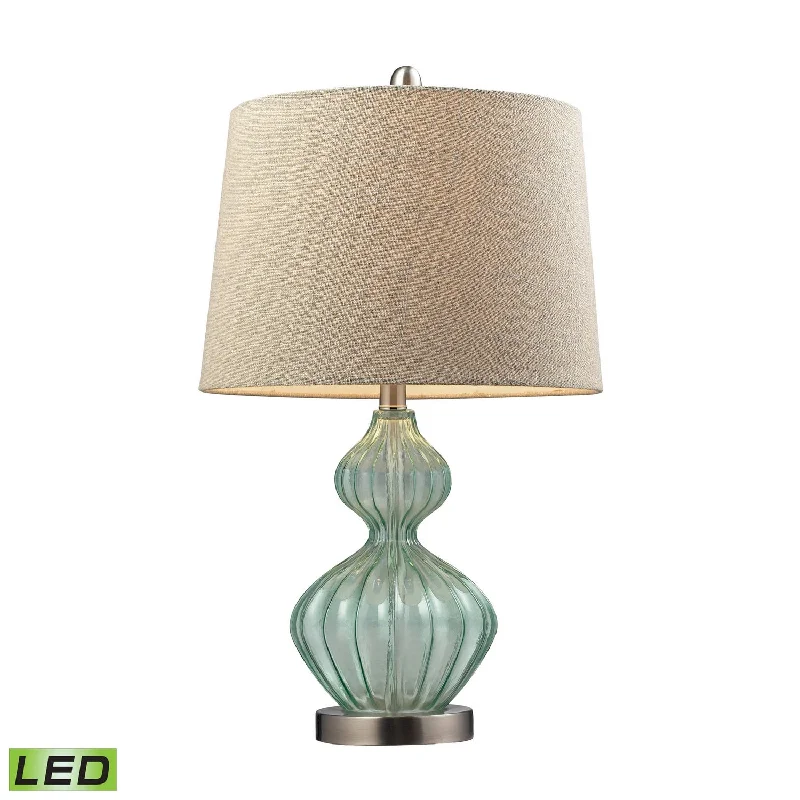 bohemian table lamps with colorful patterns for eclectic bedroomsSmoked Glass LED Table Lamp bohemian table lamps with colorful patterns for eclectic bedroomsSmoked Glass LED Table Lamp