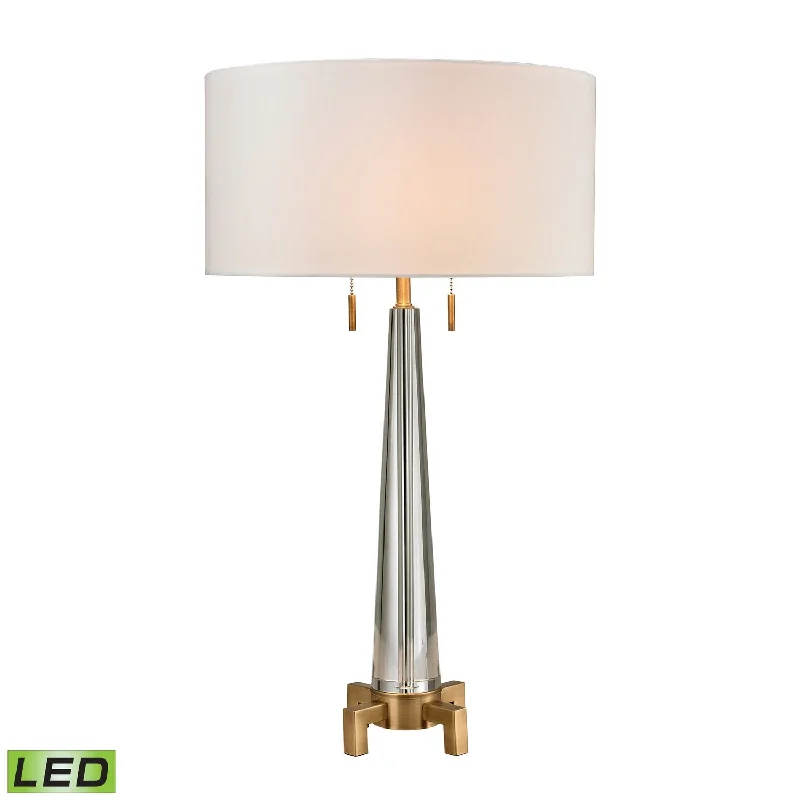 art deco table lamps with geometric shapes for a retro touchBedford LED Table Lamp