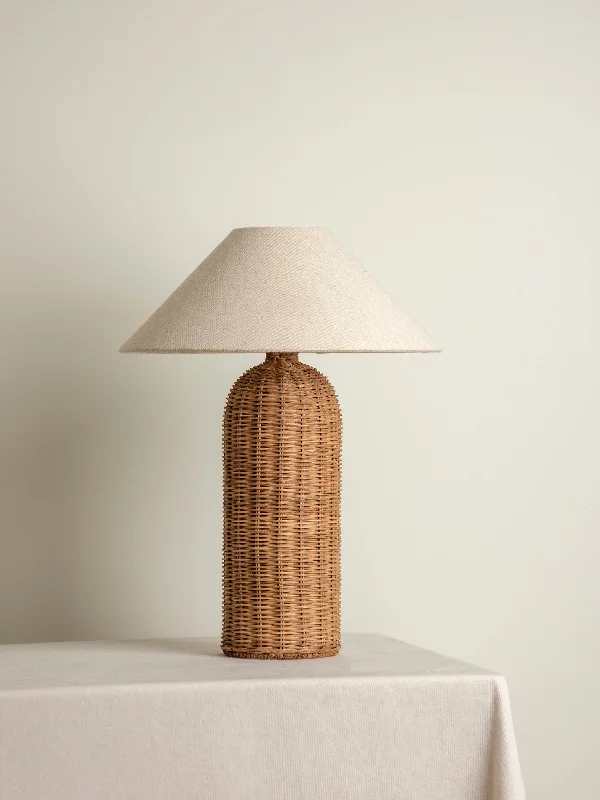 fabric table lamps with a linen shade for a relaxed and breathable lookEnsia - tall rattan table lamp fabric table lamps with a linen shade for a relaxed and breathable lookEnsia - tall rattan table lamp