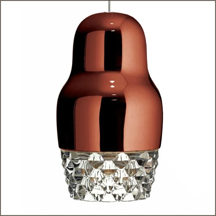 Victorian - Inspired Ceiling Lights with Ornate Crystal ChandeliersFedora bronze, rose gold or chrome SP1 pendant from Axo Light Victorian - Inspired Ceiling Lights with Ornate Crystal ChandeliersFedora bronze, rose gold or chrome SP1 pendant from Axo Light
