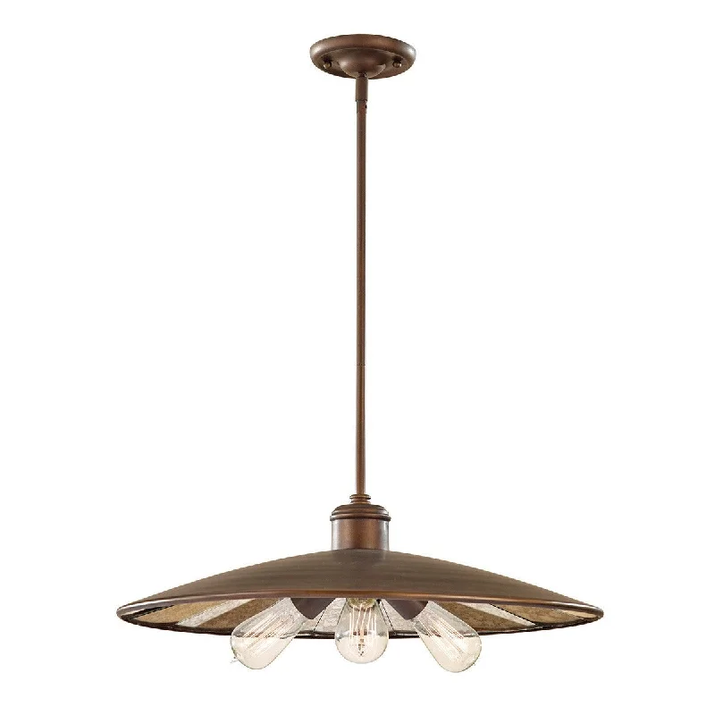 Scandinavian Style Ceiling Lights with Light Wood AccentsUpton Bronze Single Pendant with 3 Lights - ID 7367 Scandinavian Style Ceiling Lights with Light Wood AccentsUpton Bronze Single Pendant with 3 Lights - ID 7367