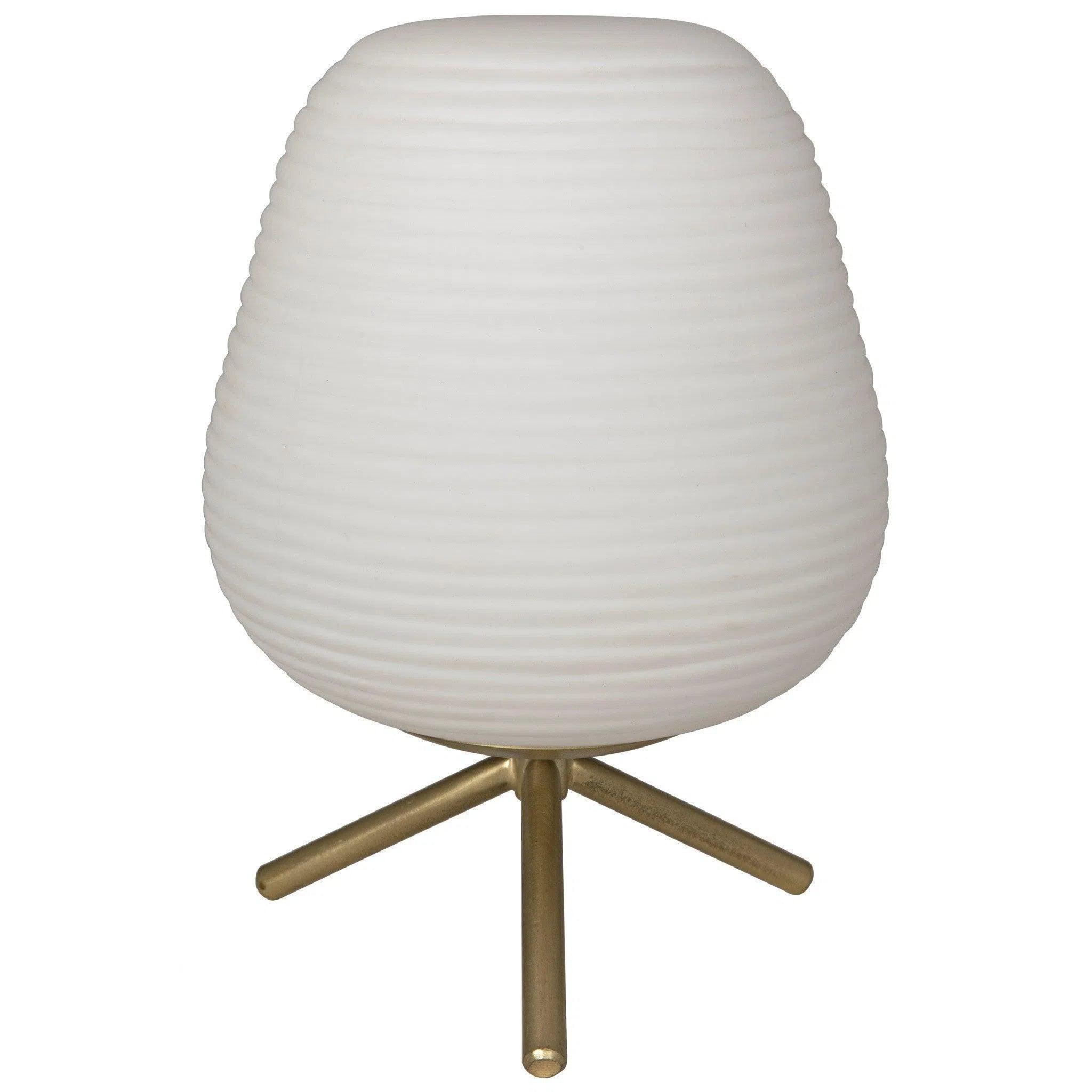 ceramic table lamps with hand painted designs for an artistic touchFoka Table Lamp, Metal with Brass Finish