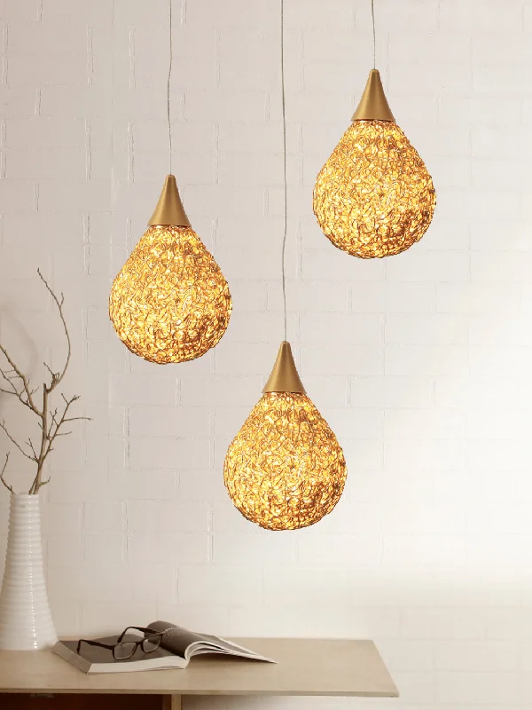 Metal Ceiling Lights in Brass, Copper, Stainless Steel, and IronGolden Drop LED Pendant Light Metal Ceiling Lights in Brass, Copper, Stainless Steel, and IronGolden Drop LED Pendant Light