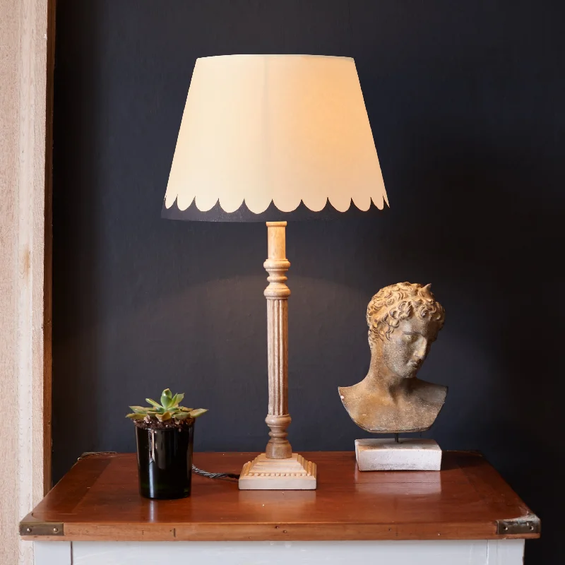 gothic style table lamps with dark finishes for a mysterious lookHera table lamp in lightly waxed