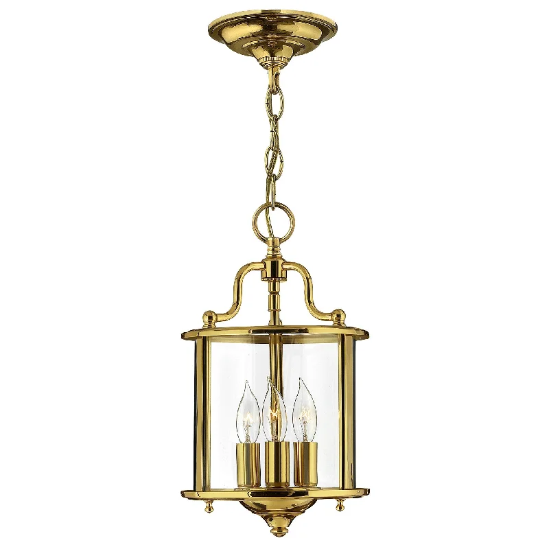 Glass Ceiling Lights with Frosted, Colored, or Etched GlassSydenham Polished Brass Small Pendant 3 Lights - ID 6431 Glass Ceiling Lights with Frosted, Colored, or Etched GlassSydenham Polished Brass Small Pendant 3 Lights - ID 6431