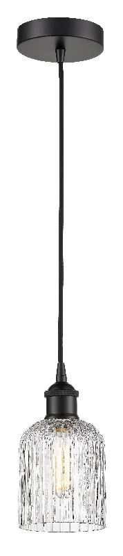 Gothic Ceiling Lights with Dark Metalwork and Pointed ArchesInnovations Lighting 616-1P-BK-G559-5CL  Edison Pendant Light Matte Black