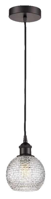 Japanese - Inspired Ceiling Lights with Shoji - Screen - like DiffusersInnovations Lighting 616-1P-OB-G122C-6CL Edison Pendant Light Oil Rubbed Bronze Japanese - Inspired Ceiling Lights with Shoji - Screen - like DiffusersInnovations Lighting 616-1P-OB-G122C-6CL Edison Pendant Light Oil Rubbed Bronze