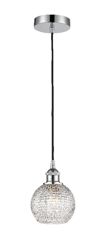 Metal Ceiling Lights in Brass, Copper, Stainless Steel, and IronInnovations Lighting 616-1P-PC-G122C-6CL Edison Pendant Light Polished Chrome Metal Ceiling Lights in Brass, Copper, Stainless Steel, and IronInnovations Lighting 616-1P-PC-G122C-6CL Edison Pendant Light Polished Chrome