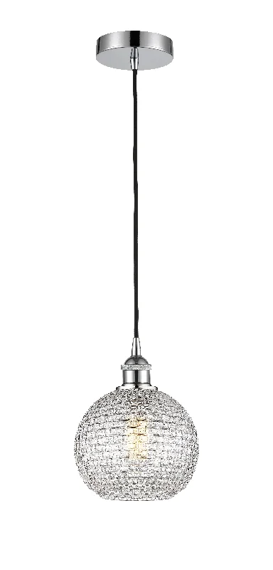 Chinese - Style Ceiling Lights with Red Lantern - Inspired DesignsInnovations Lighting 616-1P-PC-G122C-8CL Edison Pendant Light Polished Chrome Chinese - Style Ceiling Lights with Red Lantern - Inspired DesignsInnovations Lighting 616-1P-PC-G122C-8CL Edison Pendant Light Polished Chrome