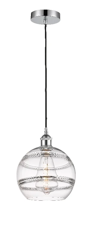 Chinese - Style Ceiling Lights with Red Lantern - Inspired DesignsInnovations Lighting 616-1P-PC-G556-10CL Edison Pendant Light Polished Chrome Chinese - Style Ceiling Lights with Red Lantern - Inspired DesignsInnovations Lighting 616-1P-PC-G556-10CL Edison Pendant Light Polished Chrome