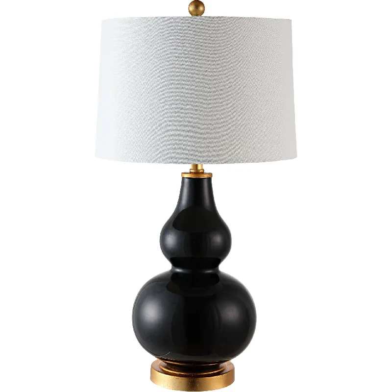 marble table lamps with a luxurious veined pattern for high end decorKamren Table Lamps Black/Gold (Set of 2)