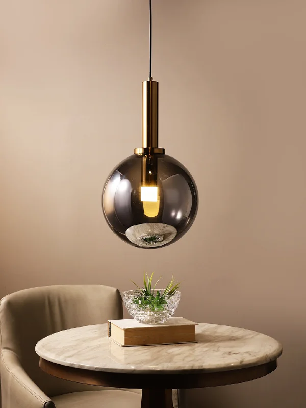 Tropical - Themed Ceiling Lights with Palm - Leaf Shapes and Rattan WrapsKathryn B Smoky Pendant Light Tropical - Themed Ceiling Lights with Palm - Leaf Shapes and Rattan WrapsKathryn B Smoky Pendant Light