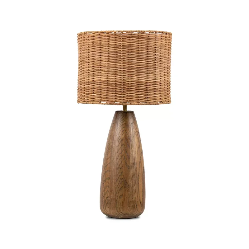 wooden table lamps with natural grain for a warm and organic feelKrista Table Lamp