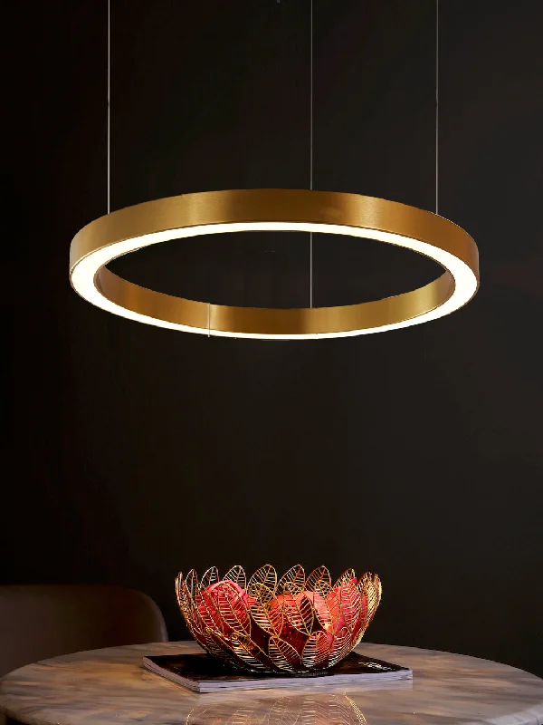 Metal Ceiling Lights in Brass, Copper, Stainless Steel, and IronLooper 100 Pendant Light Metal Ceiling Lights in Brass, Copper, Stainless Steel, and IronLooper 100 Pendant Light