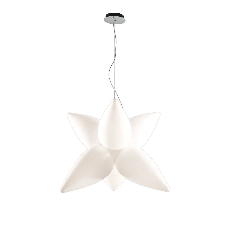 Mediterranean - Style Ceiling Lights with Terra - Cotta and Ceramic DetailsMantra M1492 Palma Pendant 6 Light Outdoor White