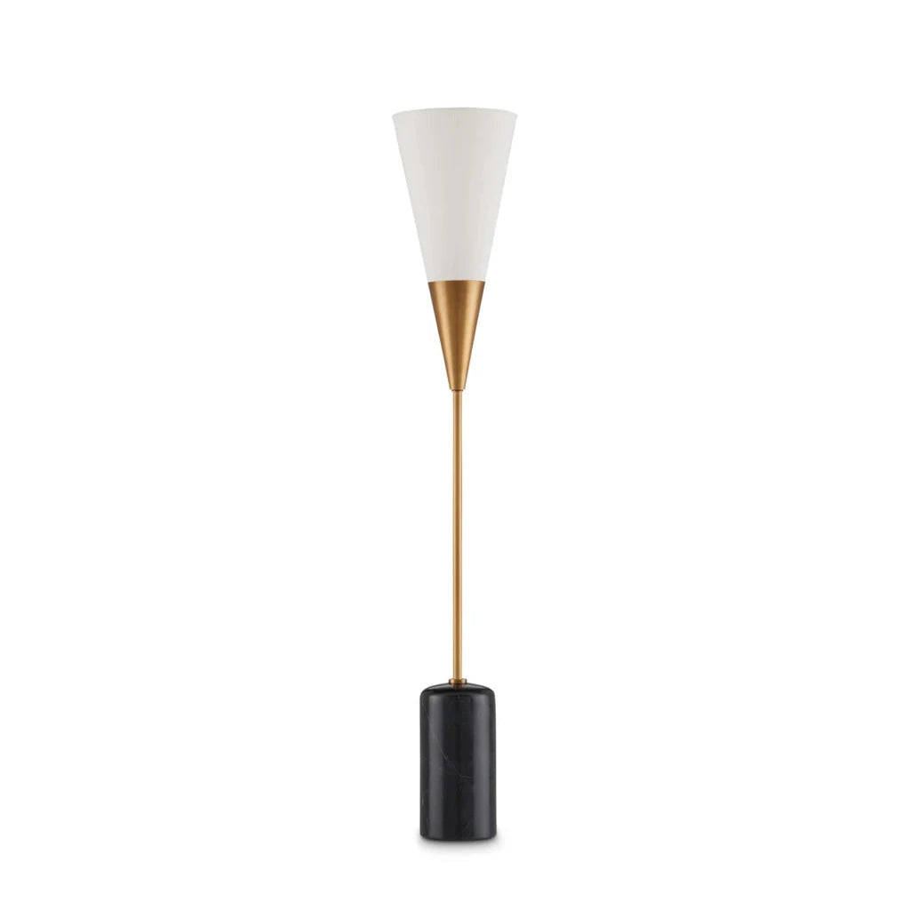 marble table lamps with a luxurious veined pattern for high end decorMartini Black Torchiere Table Lamp