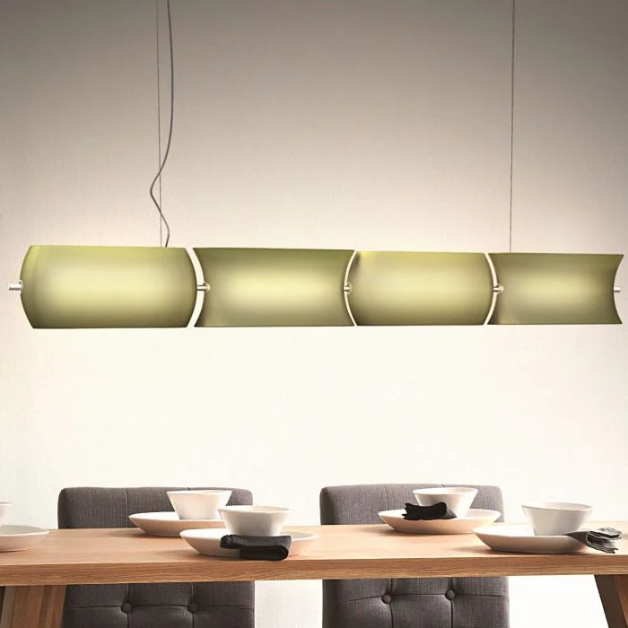Art Nouveau Ceiling Lights with Organic, Flowing ShapesModular 4 light Murano glass in 3 colours Art Nouveau Ceiling Lights with Organic, Flowing ShapesModular 4 light Murano glass in 3 colours