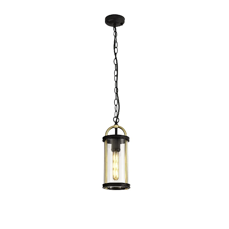 Art Deco Ceiling Lights with Geometric Patterns and Metallic FinishesNelson Lighting NL75849 Gast Outdoor Pendant 1 Light Black & Gold/Clear Glass Art Deco Ceiling Lights with Geometric Patterns and Metallic FinishesNelson Lighting NL75849 Gast Outdoor Pendant 1 Light Black & Gold/Clear Glass