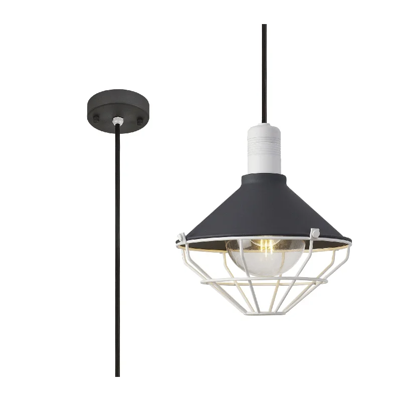 Rustic Ceiling Lights with Reclaimed Wood and Distressed FinishesNelson Lighting NL78449 Onaka Outdoor Pendant 1 Light Antracite/Matt White Rustic Ceiling Lights with Reclaimed Wood and Distressed FinishesNelson Lighting NL78449 Onaka Outdoor Pendant 1 Light Antracite/Matt White