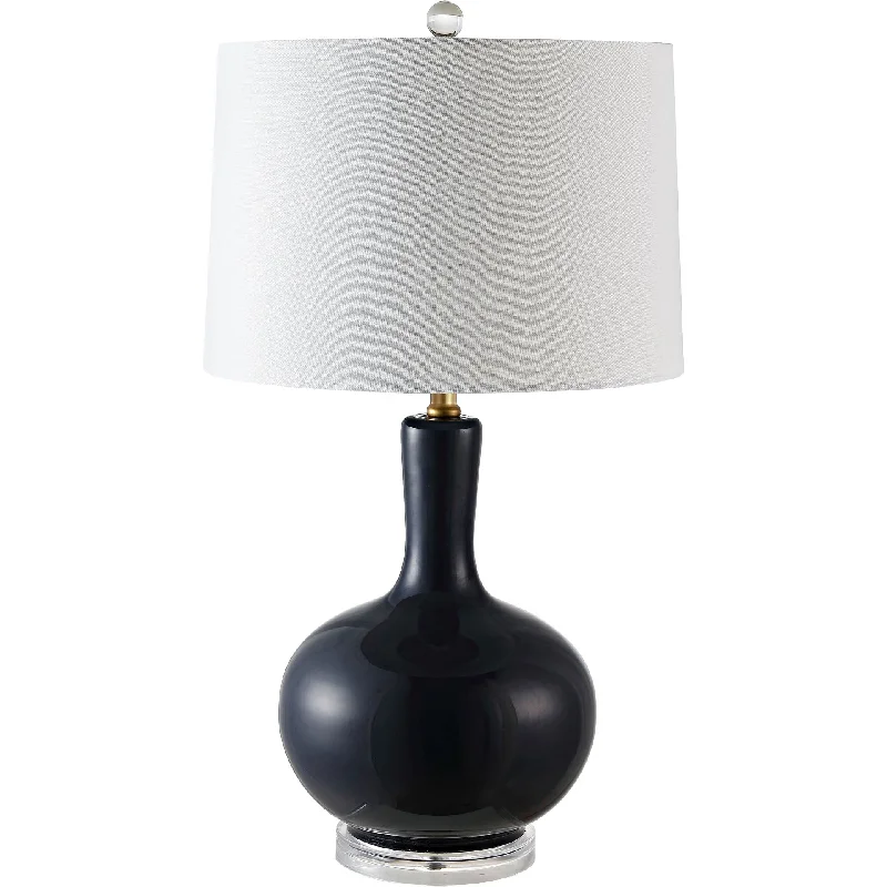 ceramic table lamps with hand painted designs for an artistic touchNigel Table Lamps Navy/Clear (Set of 2) ceramic table lamps with hand painted designs for an artistic touchNigel Table Lamps Navy/Clear (Set of 2)