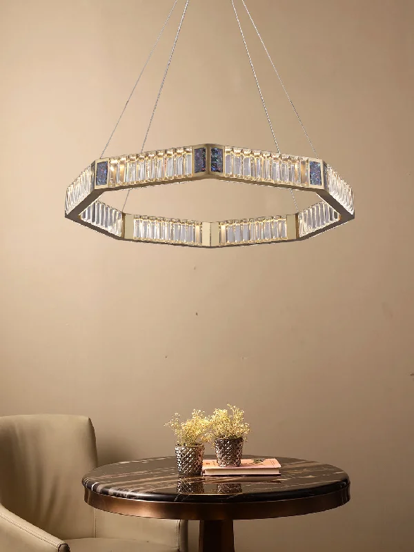 Tropical - Themed Ceiling Lights with Palm - Leaf Shapes and Rattan WrapsOctagon 80cm Pendant Light Tropical - Themed Ceiling Lights with Palm - Leaf Shapes and Rattan WrapsOctagon 80cm Pendant Light