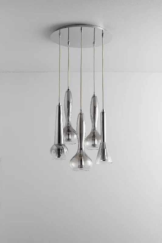Glass Ceiling Lights with Frosted, Colored, or Etched GlassPendant