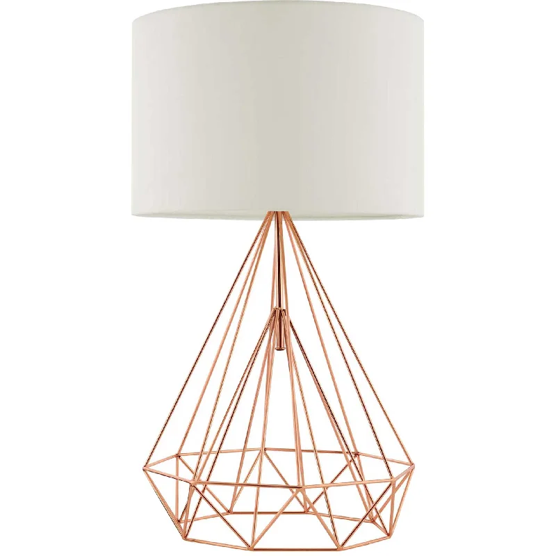 modern minimalist table lamps for contemporary living roomsPeter Table Lamp Rose Gold