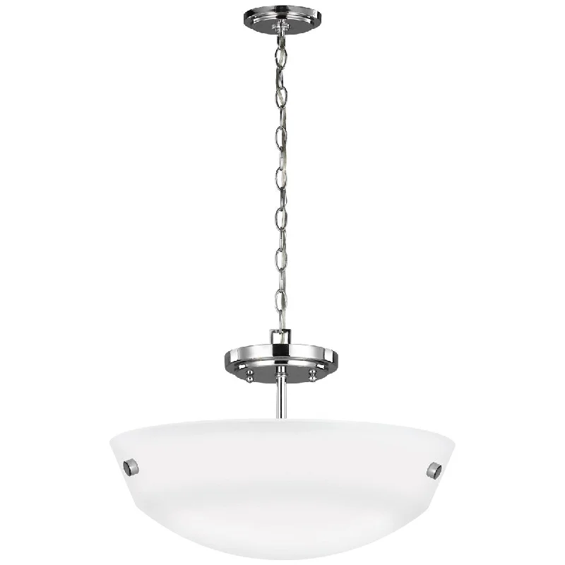 Japanese - Inspired Ceiling Lights with Shoji - Screen - like DiffusersSea Gull Lighting Kerrville 2-Light Semi-Flush Convertible Pendant Japanese - Inspired Ceiling Lights with Shoji - Screen - like DiffusersSea Gull Lighting Kerrville 2-Light Semi-Flush Convertible Pendant