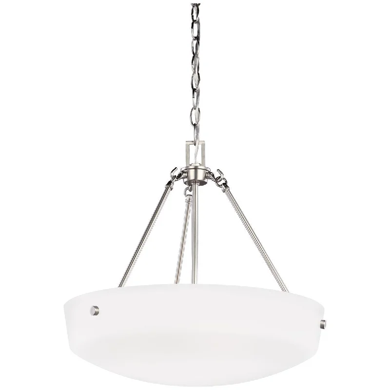 Mediterranean - Style Ceiling Lights with Terra - Cotta and Ceramic DetailsSea Gull Lighting Kerrville Transitional Three Light Pendant Mediterranean - Style Ceiling Lights with Terra - Cotta and Ceramic DetailsSea Gull Lighting Kerrville Transitional Three Light Pendant