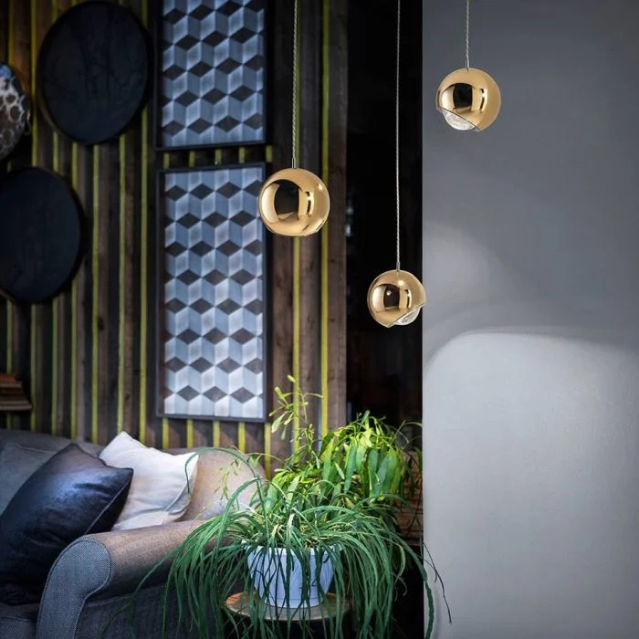 Retro Ceiling Lights Inspired by the 1950s and 1960s DesignSpider Triple Suspension Light In 4 Fabulous Metal Finishes Retro Ceiling Lights Inspired by the 1950s and 1960s DesignSpider Triple Suspension Light In 4 Fabulous Metal Finishes