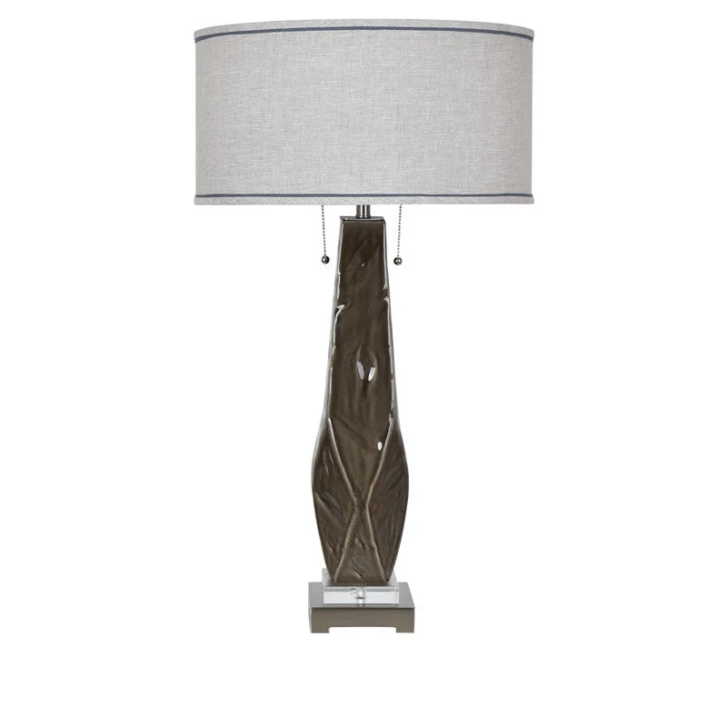 modern minimalist table lamps for contemporary living roomsTAYLOR TABLE LAMP  31.5''HT.,CERAMIC & METAL & CRY