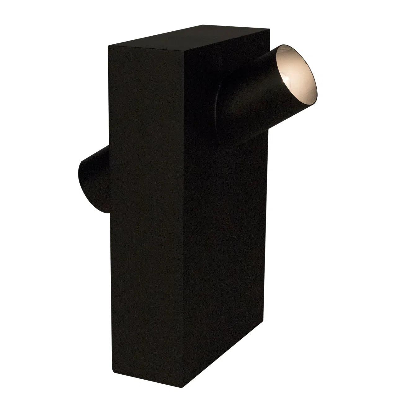 mid century modern table lamps with iconic designs for a stylish studyTopo Lamp, Black Steel