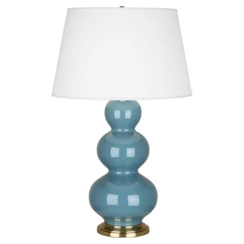 bohemian table lamps with colorful patterns for eclectic bedroomsTriple Gourd Steel Blue Glazed Table Lamp bohemian table lamps with colorful patterns for eclectic bedroomsTriple Gourd Steel Blue Glazed Table Lamp