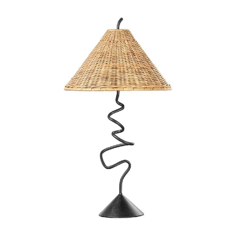wooden table lamps with natural grain for a warm and organic feelAlaric 1-Light Table Lamp
