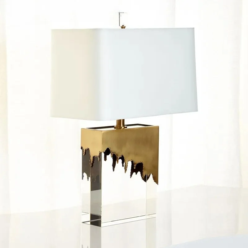 crystal table lamps with dazzling prisms for a glamorous effectVesperis Table Lamp