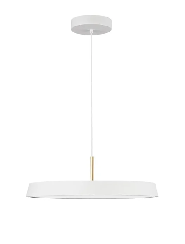 Victorian - Inspired Ceiling Lights with Ornate Crystal ChandeliersVET Matt White Aluminium & Acrylic Flat Circular Pendant - ID 9994 Victorian - Inspired Ceiling Lights with Ornate Crystal ChandeliersVET Matt White Aluminium & Acrylic Flat Circular Pendant - ID 9994