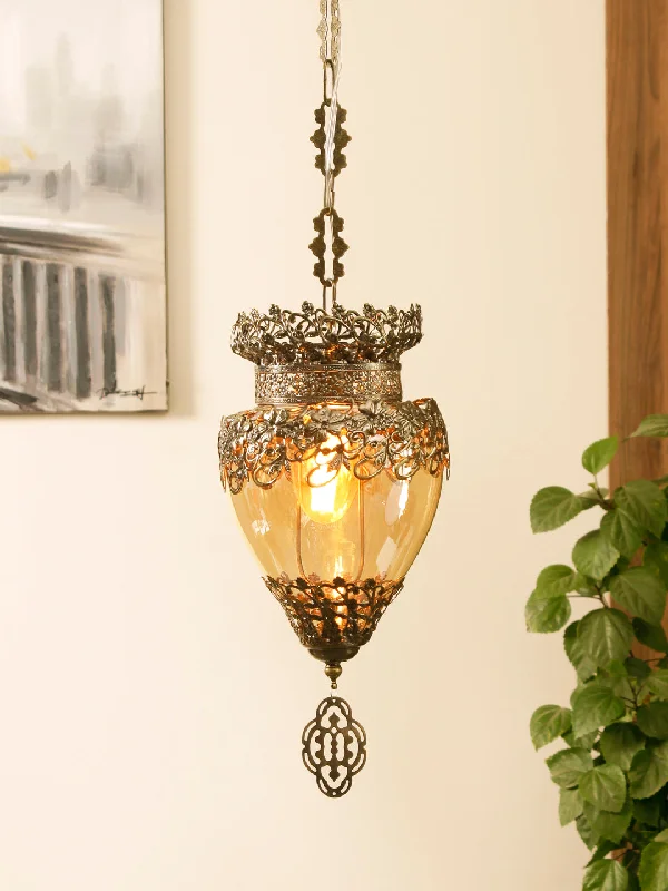 Gothic Ceiling Lights with Dark Metalwork and Pointed ArchesVicina Pendant Light