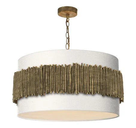 Moroccan Ceiling Lights with Colorful Stained Glass and Geometric CarvingsWillow Pendant With Bone Linen Shade (other shade colours available) - ID 10266 Moroccan Ceiling Lights with Colorful Stained Glass and Geometric CarvingsWillow Pendant With Bone Linen Shade (other shade colours available) - ID 10266